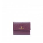SPALDING & BROS. Small Continental portafoglio donna Tiffany in pelle di vitello bordeaux